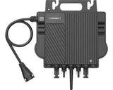 Balkonkraftwerk Set, JaSolar 2x PV-Module Bifacial Double Glas 430-455, Growatt Wechselrichter, 5m Kabel