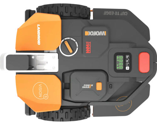 Mähroboter WORX 20V Landroid Vision S250 für bis zu 250m² ohne Begrenzungsdraht, inkl. 2Ah Akku und Ladestation