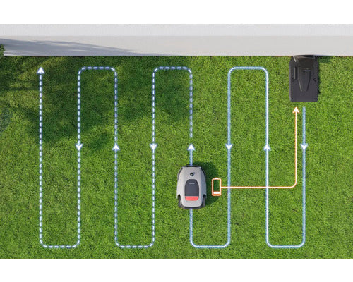 Mähroboter Dreame A1 Pro, 22cm/2000 m² mit App, ohne Begrenzungsdraht mit OmniSense™-Technologie und Intuitivem Bereichsmanagement - Kompatibel mit SMART HOME by hornbach