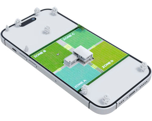 Mähroboter Dreame A1 Pro, 22cm/2000 m² mit App, ohne Begrenzungsdraht mit OmniSense™-Technologie und Intuitivem Bereichsmanagement - Kompatibel mit SMART HOME by hornbach