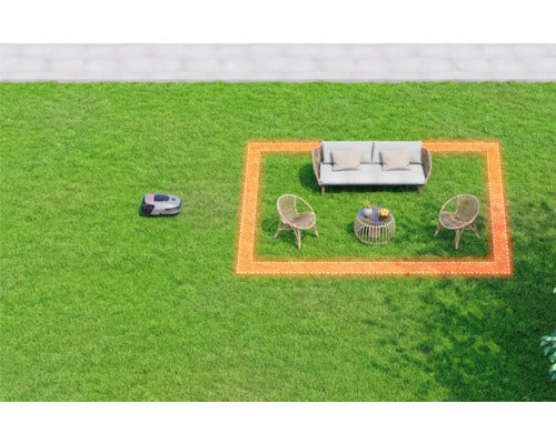 Mähroboter Dreame A1 Pro, 22cm/2000 m² mit App, ohne Begrenzungsdraht mit OmniSense™-Technologie und Intuitivem Bereichsmanagement - Kompatibel mit SMART HOME by hornbach