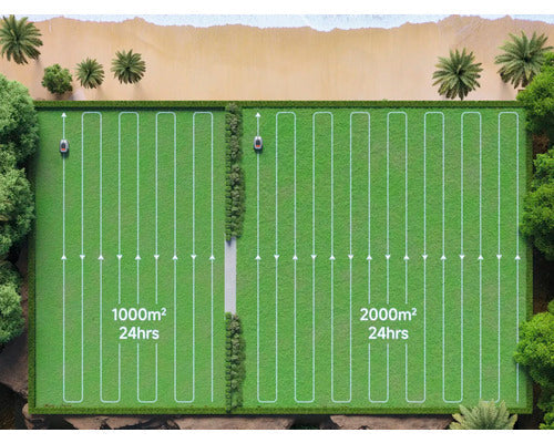 Mähroboter Dreame A2, 22cm/3000 m² mit App, ohne Begrenzungsdraht mit OmniSense™-Technologie und Intuitivem Bereichsmanagement - Kompatibel mit SMART HOME by hornbach