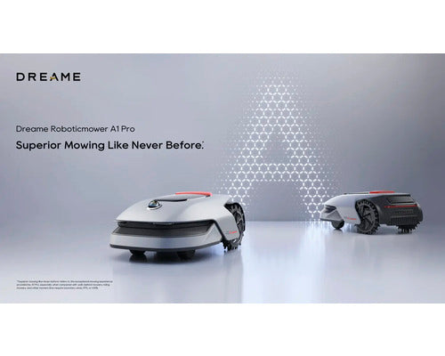 Mähroboter Dreame A1 Pro, 22cm/2000 m² mit App, ohne Begrenzungsdraht mit OmniSense™-Technologie und Intuitivem Bereichsmanagement - Kompatibel mit SMART HOME by hornbach
