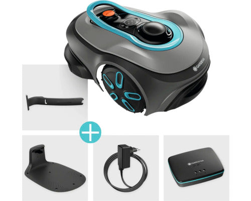 Mähroboter GARDENA smart SILENO free 600 für bis zu 600 m² ohne Begrenzungsdraht (GPS-RTK Technologie) mit LONA Funktion kompatibel mit SMART HOME by hornbach