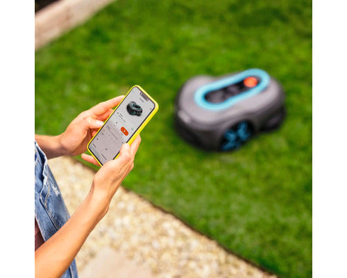 Mähroboter GARDENA smart SILENO free 600 für bis zu 600 m² ohne Begrenzungsdraht (GPS-RTK Technologie) mit LONA Funktion kompatibel mit SMART HOME by hornbach