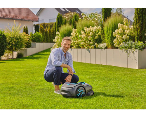 Mähroboter GARDENA smart SILENO free 600 für bis zu 600 m² ohne Begrenzungsdraht (GPS-RTK Technologie) mit LONA Funktion kompatibel mit SMART HOME by hornbach