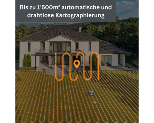 Mähroboter Mammotion Luba Mini AWD 1500, ohne Begrenzungsdraht für bis zu 1500m²