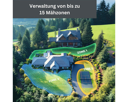 Mähroboter Mammotion Luba Mini AWD 1500, ohne Begrenzungsdraht für bis zu 1500m²