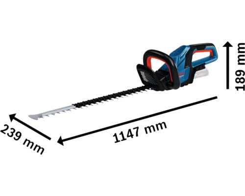 Akku-Heckenschere Bosch Professional GHE 18V-60, ohne Akku und Ladegerät