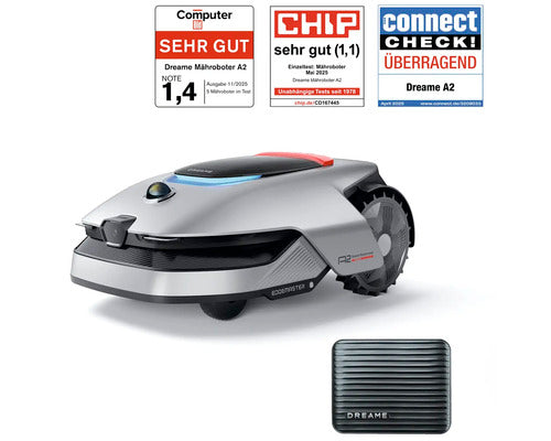 Mähroboter Dreame A2, 22cm/3000 m² mit App, ohne Begrenzungsdraht mit OmniSense™-Technologie und Intuitivem Bereichsmanagement - Kompatibel mit SMART HOME by hornbach