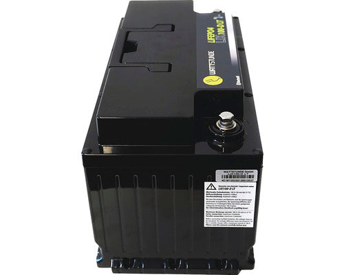 WATTSTUNDE Lithium 100Ah LiFePO4 Batterie LIX100D-LT (DIN) mit Bluetooth Schnittstelle