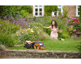 Akku-Mähroboter WORX 20V Landroid Vision M600 18cm/600m² inkl. 2Ah Akku und Ladestation, AI Rasenmäher Roboter ohne Begrenzungskabel (WLAN & Bluetooth, aktive Hindernisvermeidung mit KI-Technologie, Igelschutz)