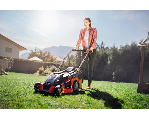 Akku Rasenmäher EINHELL Power-X-Change GE-CM 43 Li M inkl.Mulchkit 2x18V (36V)/4 Ah Akkus und 2 Ladegeräte