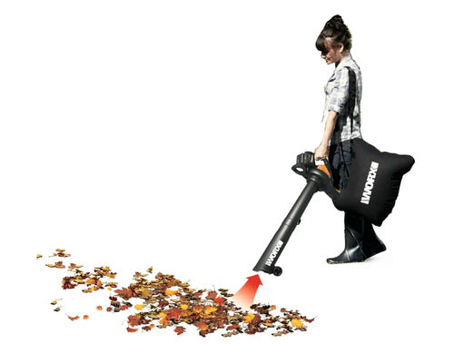 Akku-Laubbläser/Laubsauger WORX 40V (2 x 20V) 3-in-1 335 km/h / 35 L WG583E.9, ohne Akku und Ladegerät