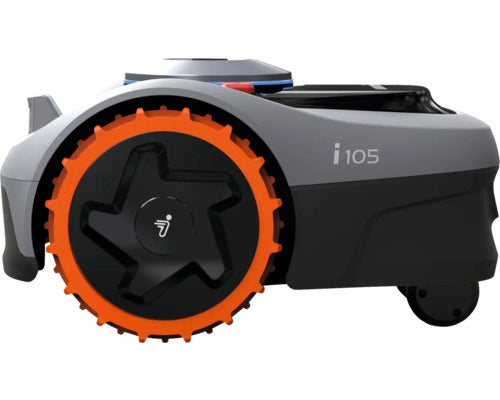 Mähroboter SEGWAY Navimow i105E, 18cm/500 m² mit App, ohne Begrenzungsdraht mit GPS-RTK Technologie und KI-gestützte Kartierung, inkl. Antenne