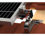 Montageset für 12 PV-Module (4x3) auf Schrägdach inkl. 9x Montageschiene 3650 mm