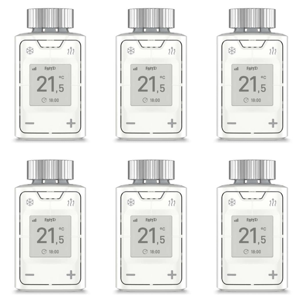 AVM FRITZ!DECT 302 6er-Set - Smarte Heizkörper-Thermostate