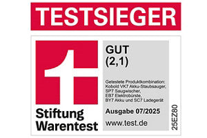 Kobold VK7 Akku-Staubsauger mit EB7 Elektrobürste