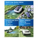 Määhroboter ECOVACS GOAT O800, 22cm/800 m², ohne Begrenzungsdraht mit GPS-RTK Tec