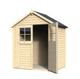 Gartenhaus Münster 01 inkl. Fußboden, Naturbelassen - 19 mm Elementgartenhaus, Nutzfläche: 2,19 m²