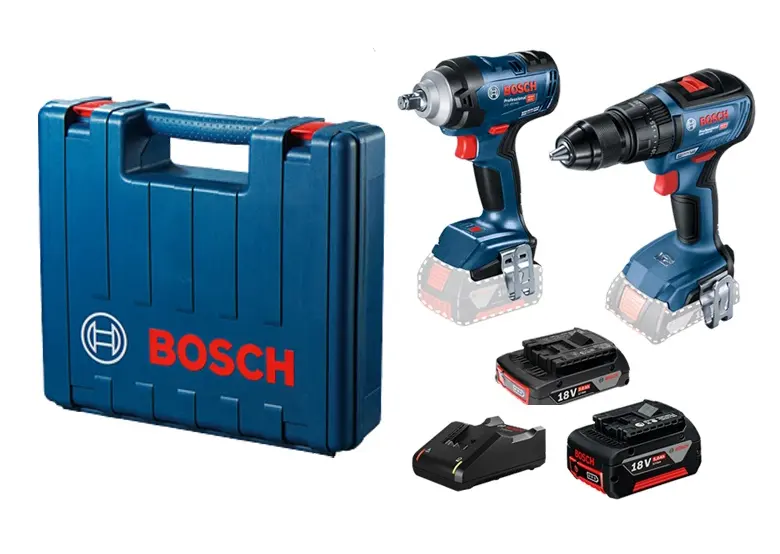 Werkzeugset 18V Bosch 06019K0003 1x2.0, 1x5.0Ah