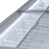 Supermarkttruhe hagsfeld 700 umschaltbare Kühltruhe-Tiefkühltruhe