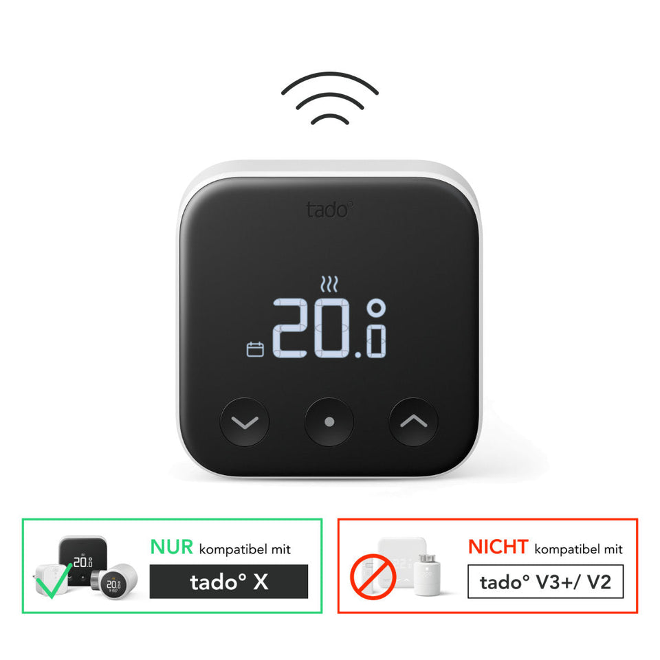 tado° X Funk-Temperatursensor - Zur Steuerung von Heizkörper-Thermostaten - 2er-Set