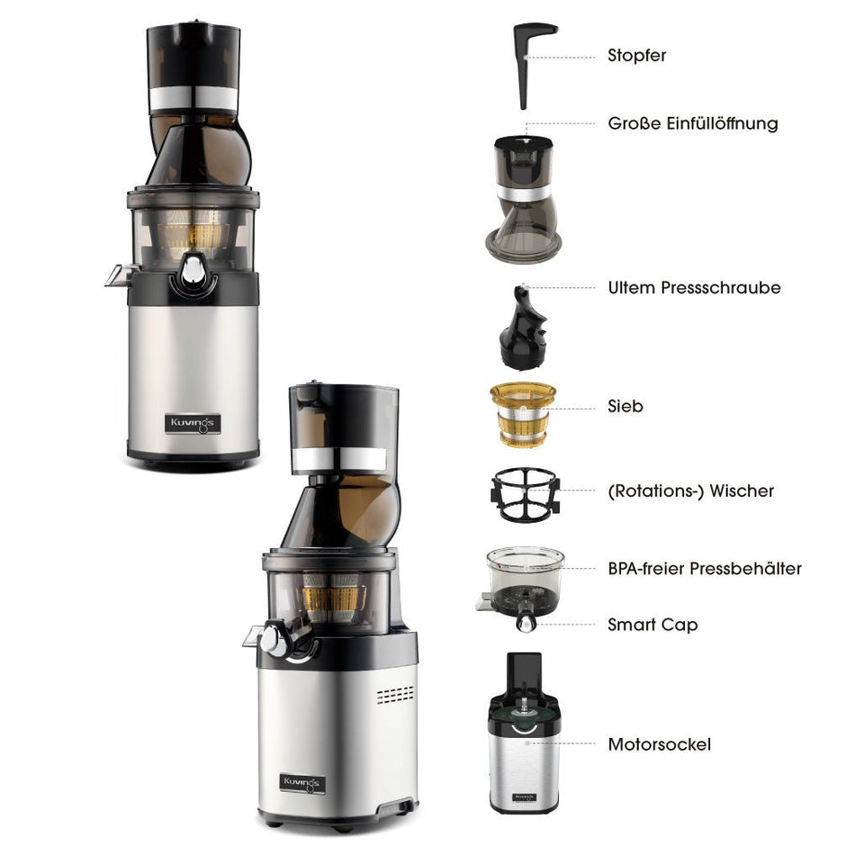 CS600 Whole Slow Juicer Chef+Extra-Topset