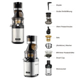 CS600 Whole Slow Juicer Chef+Extra-Topset