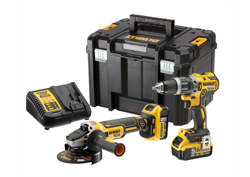 Werkzeugset 18V DeWalt XR DCK2080P2T 2x5.0Ah