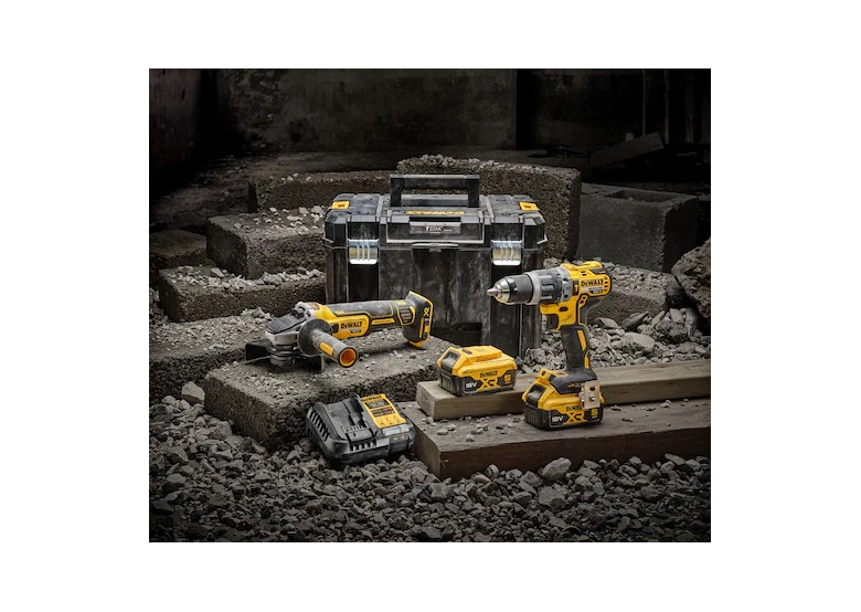 Werkzeugset 18V DeWalt XR DCK2080P2T 2x5.0Ah
