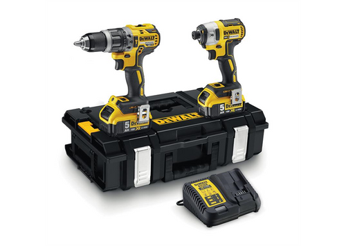 Werkzeugset 18V DeWalt XR DCK266P2 2x5.0Ah