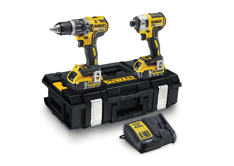 Werkzeugset 18V DeWalt XR DCK266P2 2x5.0Ah