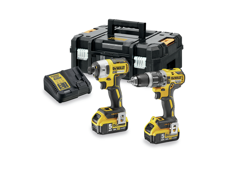 Werkzeugset 18V DeWalt XR DCK266P2T 2x5.0Ah