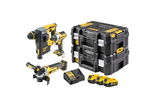Werkzeugset 18V DeWalt XR DCK305P3T 3x5.0Ah