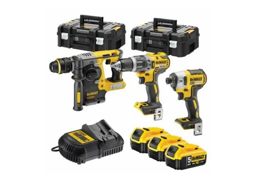 Werkzeugset 18V DeWalt XR DCK368P3T 3x5.0Ah