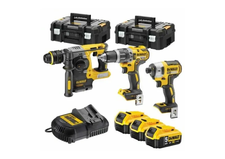 Werkzeugset 18V DeWalt XR DCK368P3T 3x5.0Ah