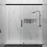 Dusche mit Schiebetür