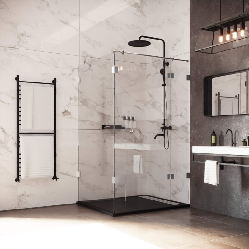 Die erste Dusche ohne Dichtungen