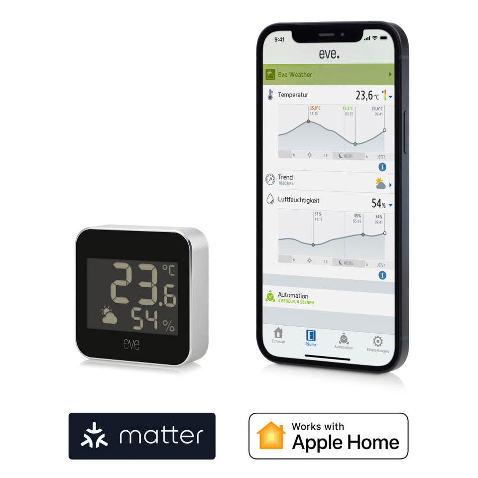 Eve Weather Matter - Wetterstation - 2er-Set