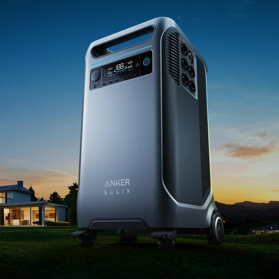 Anker SOLIX Off-Grid Backup-Set - mit F3800 + 2x PS400 Solarpanel (0% MwSt. für PV)