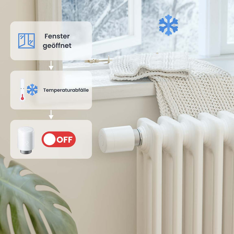 SwitchBot Smartes Heizkörperthermostat - 3er-Set