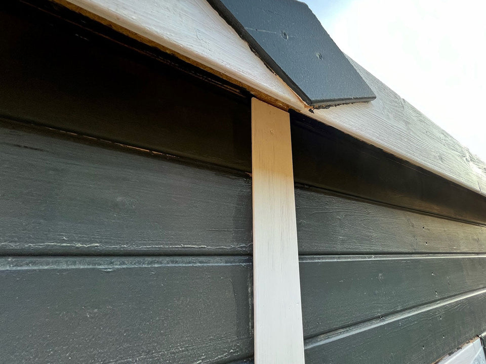 Gartenhaus Dresden 03 inkl. Fußboden, Naturbelassen - 14 mm Elementgartenhaus, Nutzfläche: 4,20 m², Pultdach