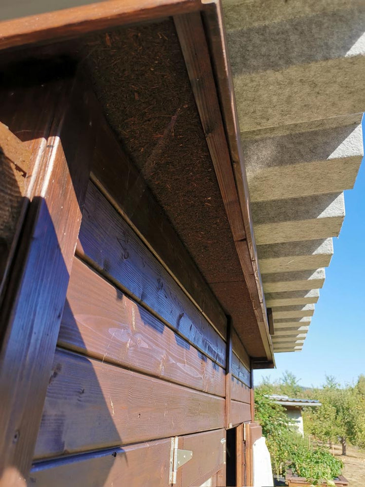 Gartenhaus Dresden 03 inkl. Fußboden, Naturbelassen - 14 mm Elementgartenhaus, Nutzfläche: 4,20 m², Pultdach