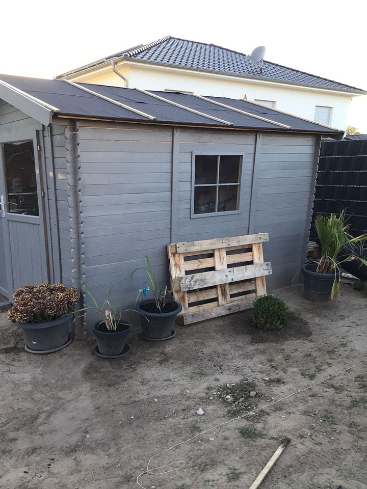 Gartenhaus Kitzbühel - 3,00 x 3,00 Meter aus 19mm Blockbohlen