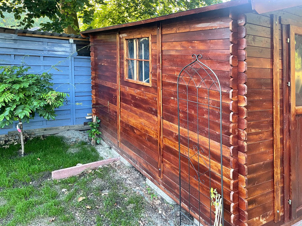 Gartenhaus Kitzbühel - 3,00 x 3,00 Meter aus 19mm Blockbohlen