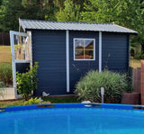 Gartenhaus Kitzbühel - 3,00 x 3,00 Meter aus 19mm Blockbohlen