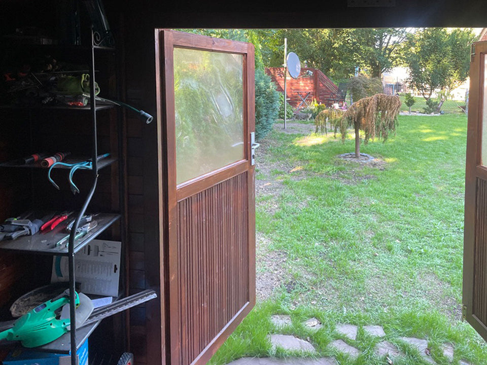 Gartenhaus Kitzbühel - 3,00 x 3,00 Meter aus 19mm Blockbohlen