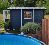 Gartenhaus Kitzbühel - 3,00 x 3,00 Meter aus 19mm Blockbohlen