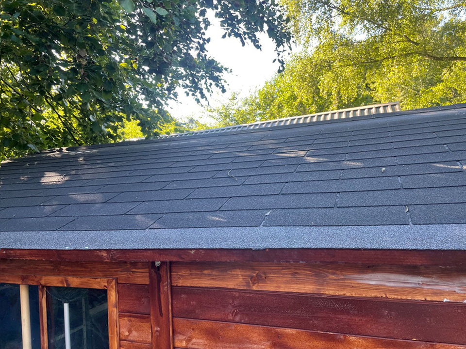 Gartenhaus Kitzbühel - 3,00 x 3,00 Meter aus 19mm Blockbohlen